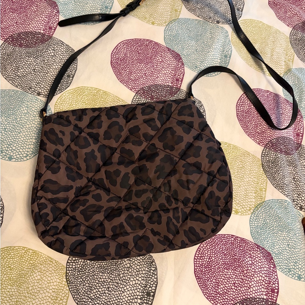 Marc Jacobs Quilted Leopard-Print Crossbody - Brown & Black - Picture 3 of 9